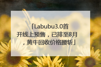 Labubu3.0首开线上预售，已排至8月，黄牛回收价格腰斩